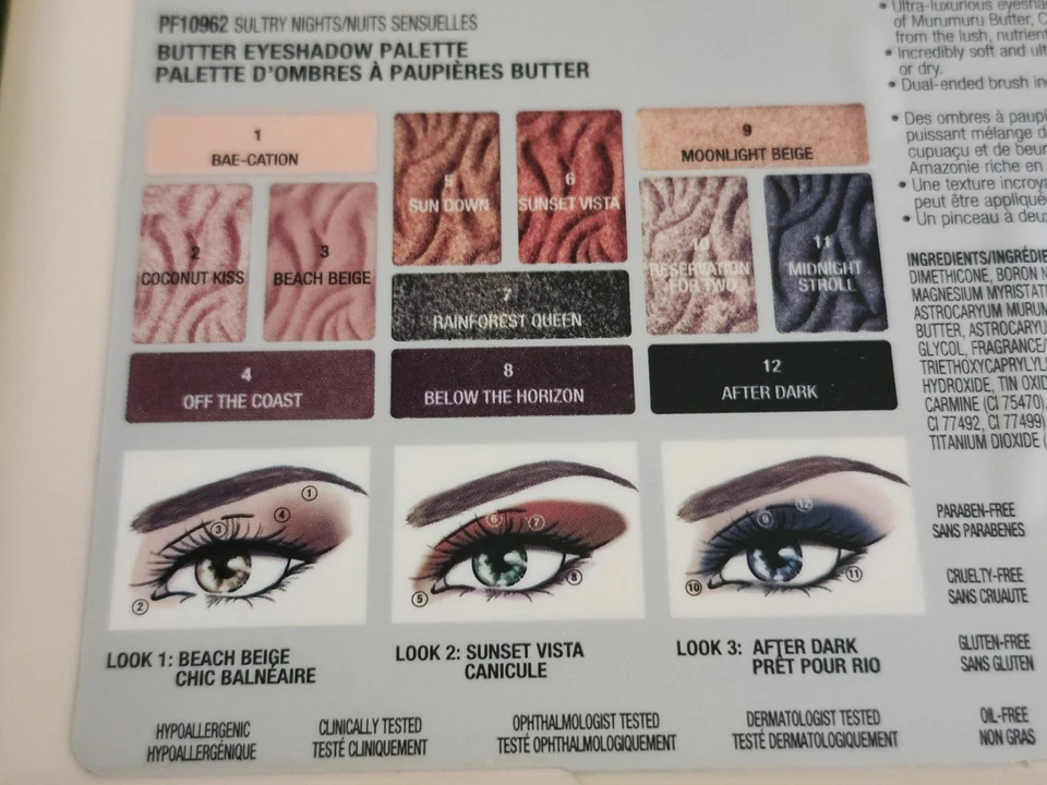 Physicians Formula ~ Butter Eyeshadow Palette Sultry Nights New Sealed Compact - Image 2 of 2
