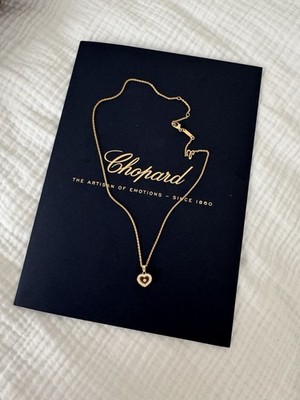 Chopard Happy Diamonds Icon Halskette Gelbgold