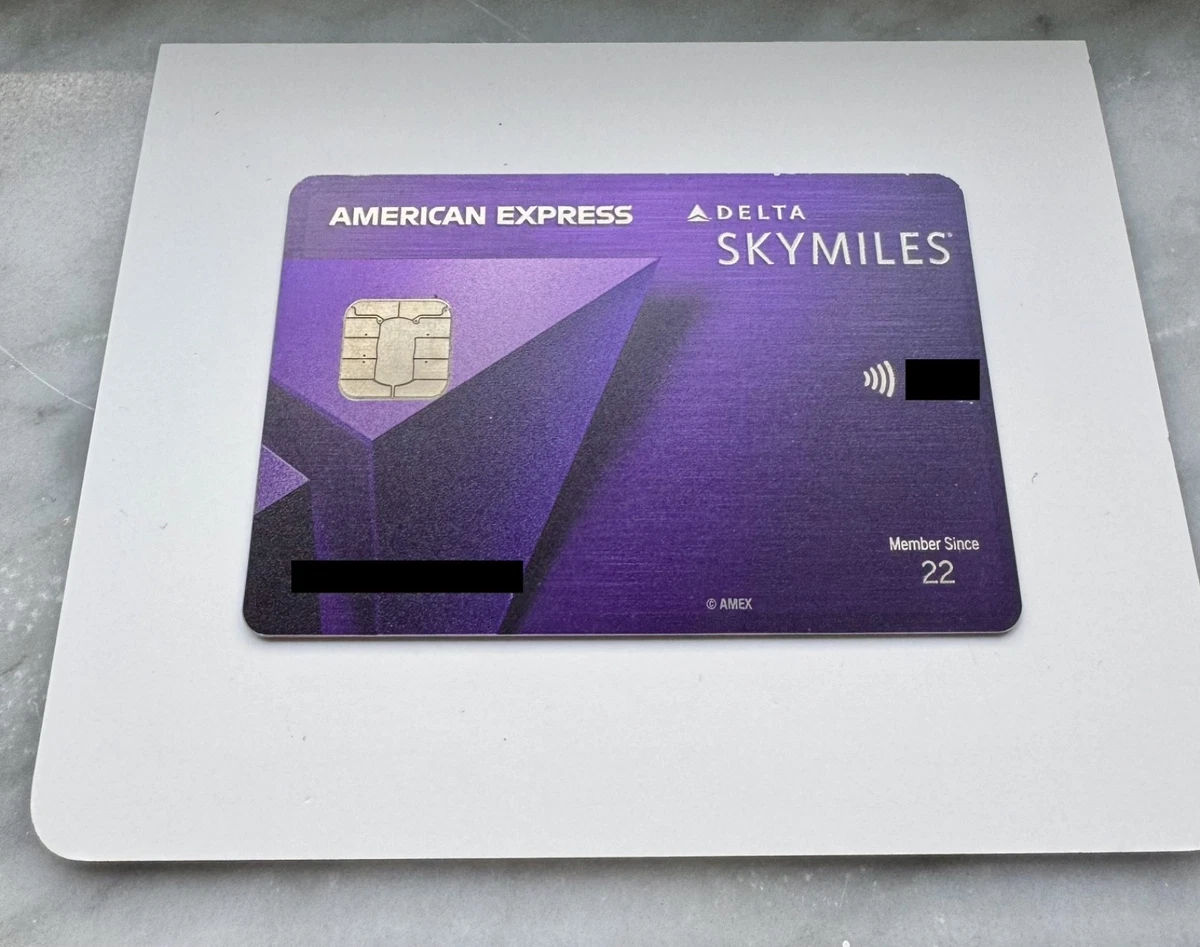 American Express Delta Reserve Metal Card. Authentic. Canceled