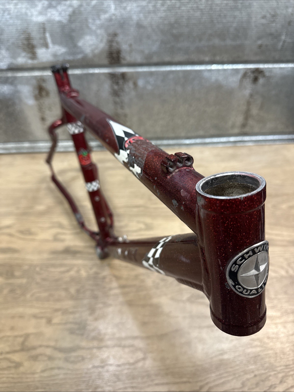 Schwinn Homegrown Frame 19” Bass Boat Red USA 1998