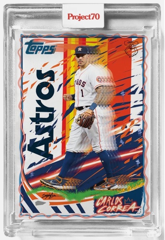 2021 Topps Project 70~2013 Carlos Correa #894~ By King Saladeen PR:823 Sealed