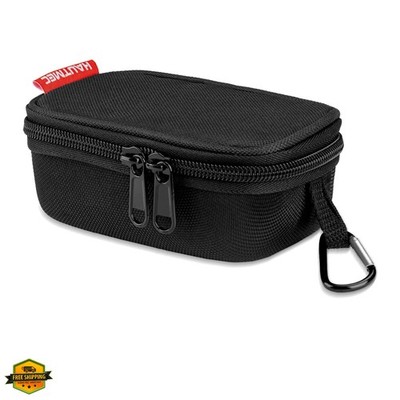Small Hard Tool Storage Case, Heavy-Duty 1680D Tool Bag with EVA Molded Base,...