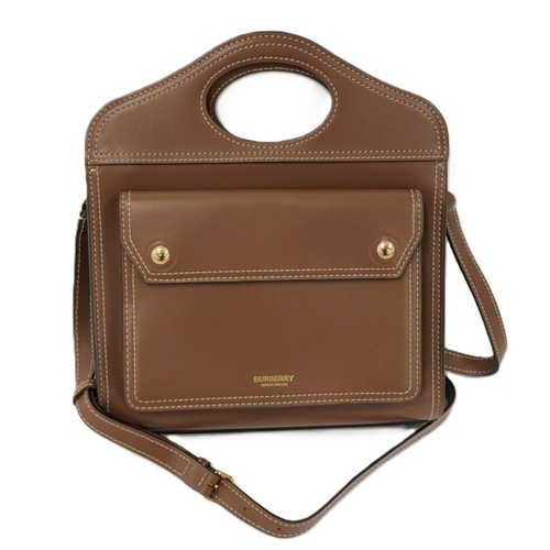 Burberry Shoulder bag leather brown 8014776 Used SKAI-0