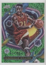 2023 Cosmic Chrome Green Space Dust Refractor 48/75 Dominique Wilkins HOF 1co7
