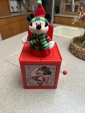 Mickey Mouse Jack N The Box Christmas Collectible