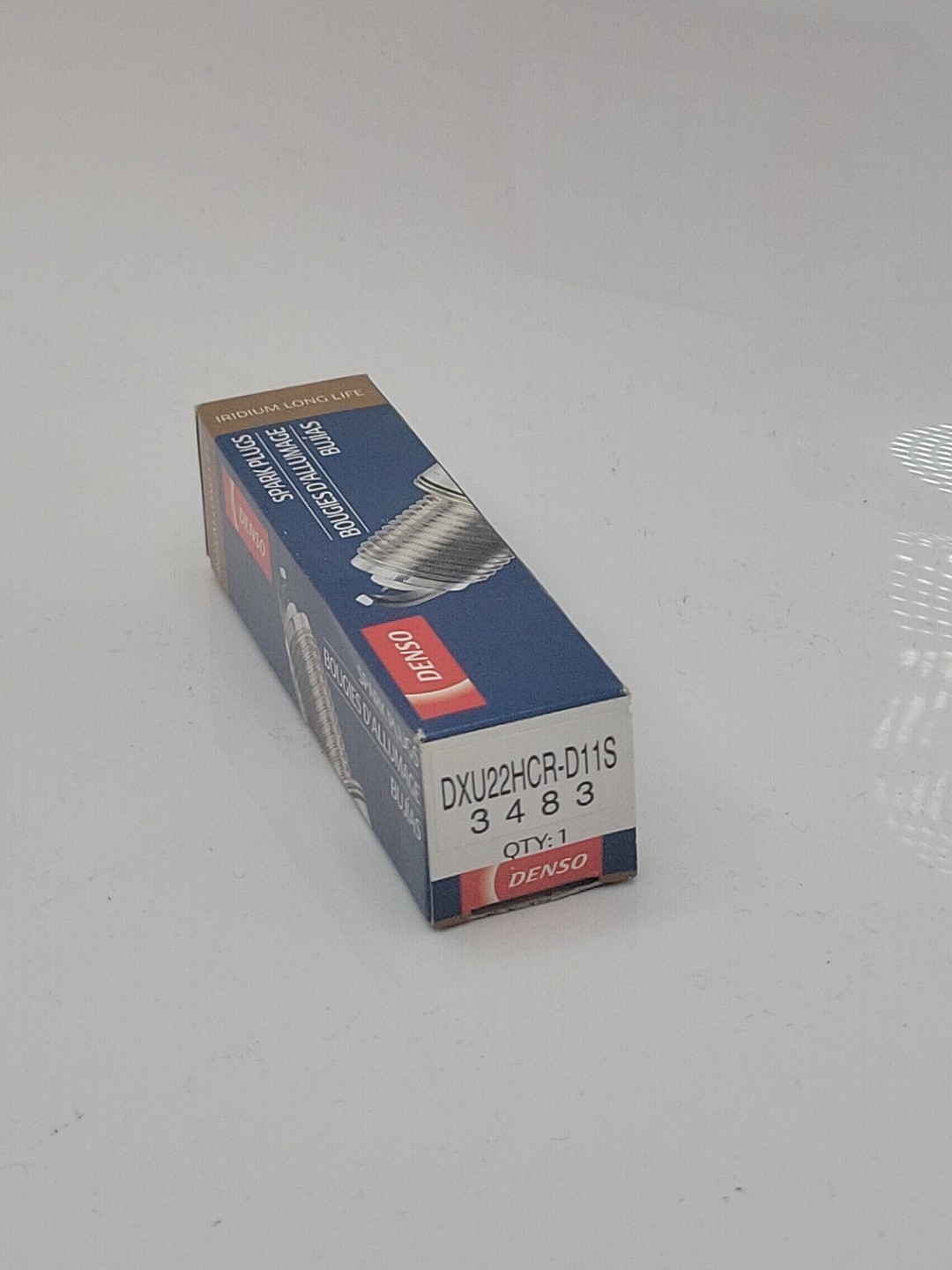 Genuine Denso 3483 Spark Plug Iridium Long-Life - DXU22HCR-D11S Single
