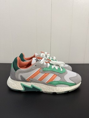 Adidas Tresc Run Men 8.5 White Bliss Coral Running Shoes EF7644