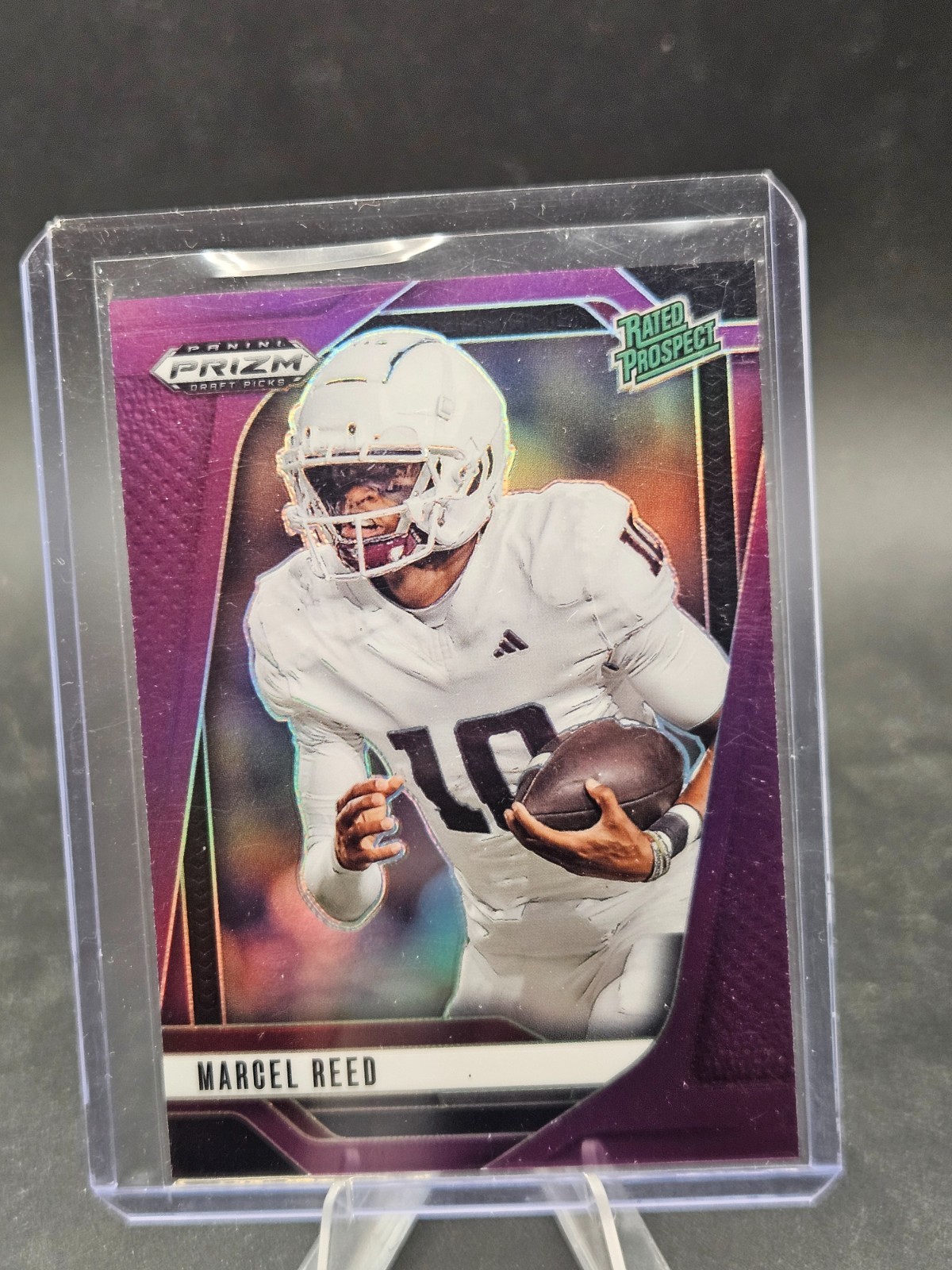 2025 Prizm Draft Picks - Marcel Reed Purple Prizm /99 #167