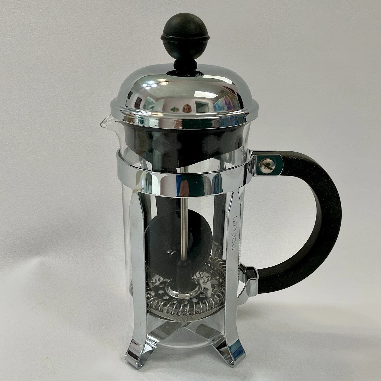 Bodum Chambord French Press Coffee Maker 12 Oz Stainless Steel Unused