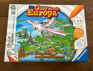 Ravensburger tiptoi Lernspiel Quer durch Europa Geografie 00 239 6