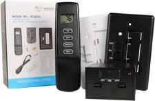 Gas Fireplace Remote Control On/Off with Thermostat Remote and Receiver Kit for