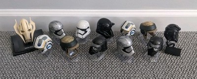 Hasbro Star Wars Titanium Series Die-Cast Metal Mini-Helmets - Lot Of 12