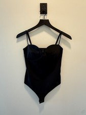 Express Black Body Contour Bodysuit Size Small