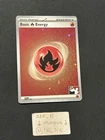 Pokemon Play Prize Pack Series 4 - Fire Energy - SVE 002 - COSMOS HOLO - M/NM