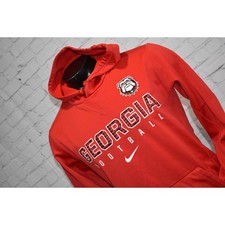 Nike UGA Hoodie Mens Size Medium University Georgia Bulldogs Bulldogs Dawgs Red