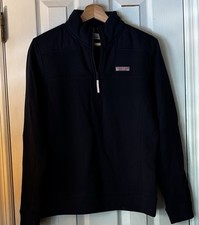 NWOT Girls Medium Navy Blue 1/4 Zip Pull Over