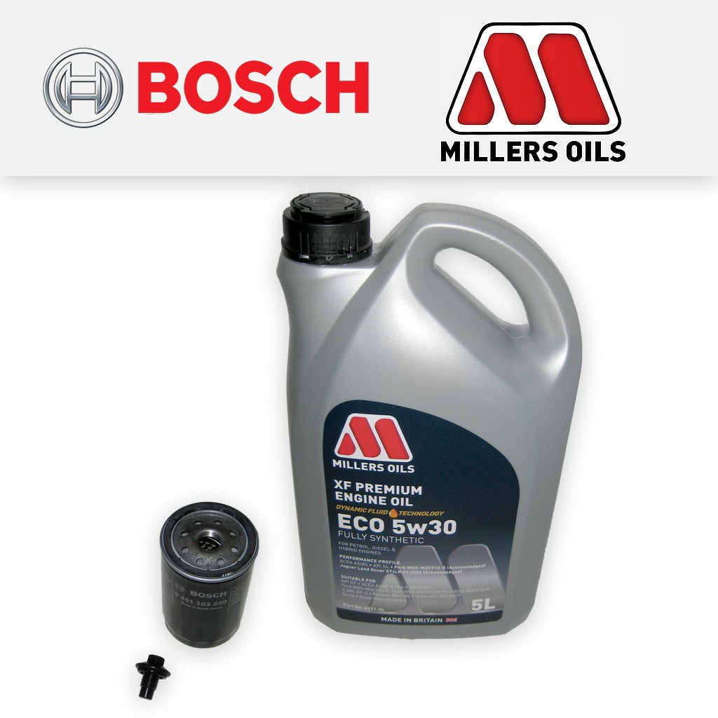 SERVICE KIT for FORD KA (BE146) 1.3 1.6 OIL FILTER SUMP PLUG +XF OIL (2002-2008)