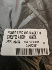 Honda Civic 4 Door Sedan Floor Mats Black Oem 34hi32011 New