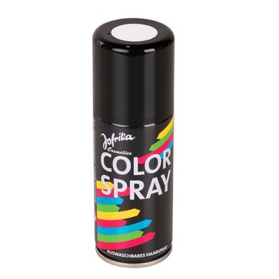 100ml Haarspray WEIß Colorspray bunte Haarfarbe Karneval auswaschbar Fasching