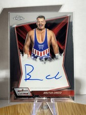 2026 Topps Chrome WWE #RBA-BRU Brutus Creed Red Brand Auto Creed Brothers