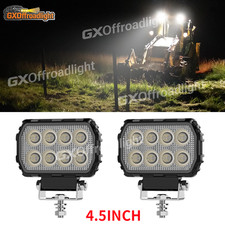 2x LED Tractor Work Lights led Flood Light pods fit for Truck, Waterproof 4inch