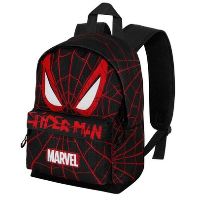 Marvel Spiderman Vision Kleiner Rucksack HS FAN, Schwarz