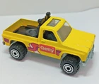 Vintage 1977 Hot Wheels Original Getty Yellow Bywayman Chevy Silverado Pickup