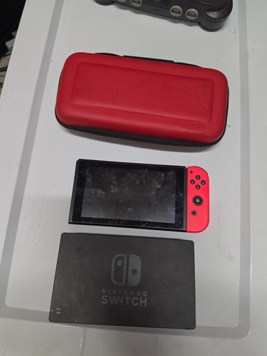 Nintendo 64GB Switch Console - Black With Left Side Joycon Only, See Pic, W Dock