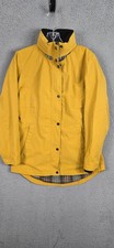 Pendleton Women's Rain Jacket Water Resistant Coat Crimson Yellow Hooded Size XS