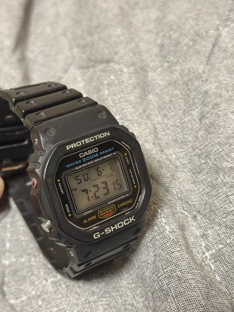 Casio G-Shock DW-5600E Black Digital Watch 901 Module Used