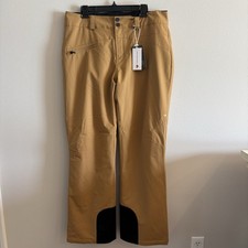 Obermeyer Women s Thermal Malta Snow Pants Cortado Tan Brown Size 12 NWT 15098