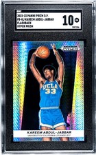 2022 Panini Prizm Draft Kareem Abdul-Jabbar Flashbacks SGC 10 Hyper Prizm