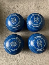 Henselite Tiger Pro  Bowls WB28 Blue Speckle SIZE 5 in VGC