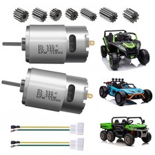 2PCS 24V RS555 12000 RPM Electric Drive Motor for Power Wheels Motor Upgrade,30V