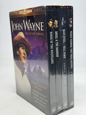 John Wayne - Collector Series  (DVD, 2000, 4-Disc Set). Brand New. Sealed. R22