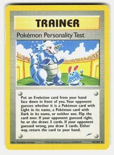 Pokemon TCG Pokemon Personality Test Neo Destiny 102/105 Uncommon MP