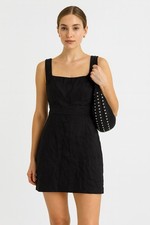 Reformation Celosia Sleeveless 100% Linen Minidress Size 4 EUC