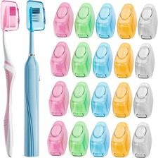 20 Pack Toothbrush Covers, Portable Toothbrush Head Cover Caps, Toothbrush Case
