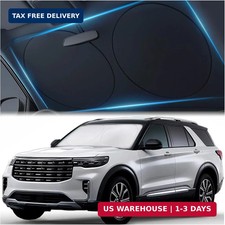 Car Windshield Sunshade - Double-Layer Design for 2X Heat Blocking, Blocks UV Ra