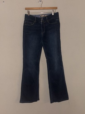 Paige Hidden Hills Jeans Womens 30 Dark Wash Bootcut Premium Denim Made USA
