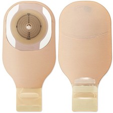 Premier Ostomy Pouch Drainable 2.5" Stoma 12"L 1pc System Beige 8901 10 Ct