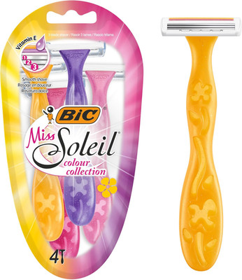 Miss Soleil Colour Collection Rasierer Damen - Colour Collection 4er Pack