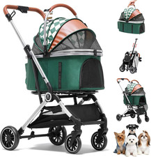 Pet Stroller for Dogs  Cats, 3-In-1 Foldable Pet Stroller with Detachable Carri