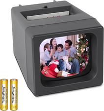 35 Mm Film Slide Viewer, 2X LED Illuminated Viewing Slide Projector for Old Sl