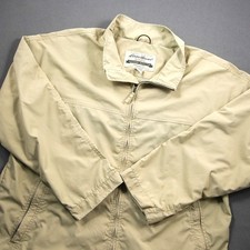Vtg Eddie Bauer Nylon Lightweight Zip Up Jacket Outdoor Hiking Outfitter Mens L