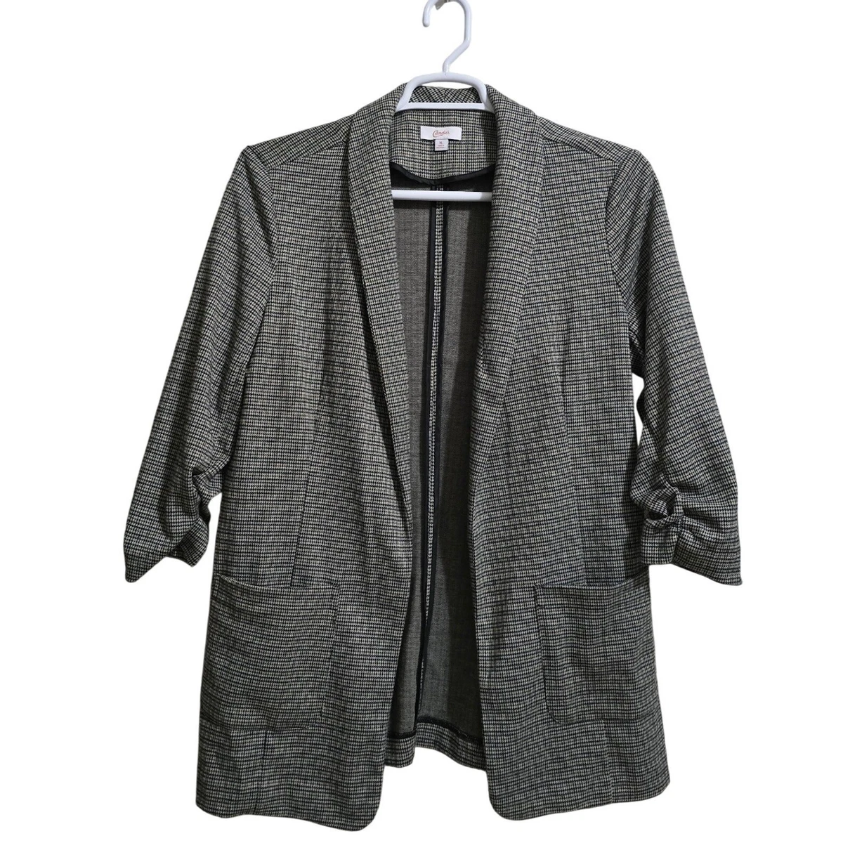 Ensemble Candie's Veste Et Débardeur Fille - Taille XL, Noir Et Gris, Occasion Très Bon état, Mélange Coton