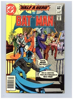 Batman 346 (VF) Two-Face! Gerry Conway 1982 DC Comics i220