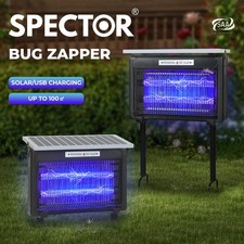 Spector Bug Zapper Mosquito Killer Lamp Solar Outdoor Electric Fly Insect Trap