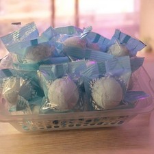Bath Bombs Snow FAIRY with Mango Butter Grapeseed Oil Epsom Salt buy 2 get 1free