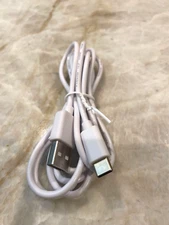 White USB Charging Cable Cords AWM 2464 E494205 24AWG 300V